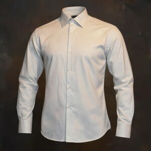 Clairborne Cream Button-down Shirt Size Medium